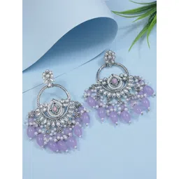 I Jewels Contemporary Chandbalis Earrings-picture-22
