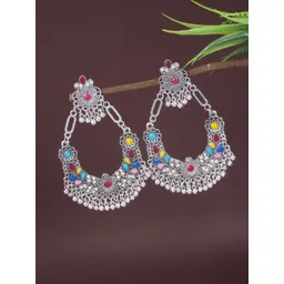 I Jewels Contemporary Chandbalis Earrings-picture-34