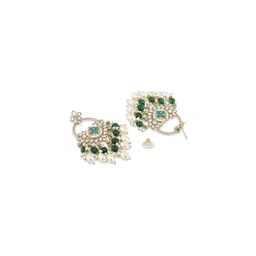 I Jewels Contemporary Chandbalis Earrings image 4
