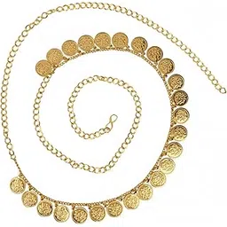 i jewels Gold Plated Traditional Adjustable Boho Waist Chain/Belly Chain/Kamarband For Women-picture-34