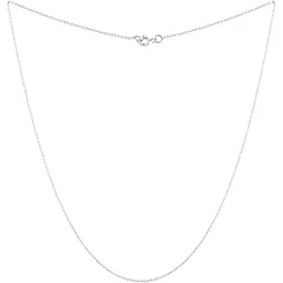 i juels ; live the emotions Sterling Silver Thin Italian Chain for Women/Girls-picture-19