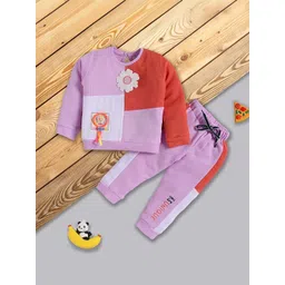 I LOVE MOM Girls Colourblocked T-shirt-picture-44