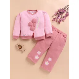 I LOVE MOM Girls Embellished Trousers-picture-33