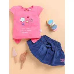 I LOVE MOM Girls Pink Clothing Set-picture-27