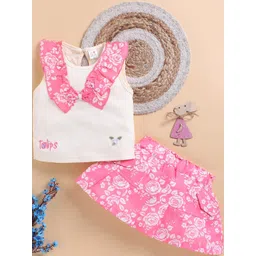 I LOVE MOM Girls Pink Clothing Set-picture-18