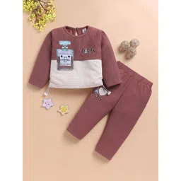 I LOVE MOM Girls Printed T-shirt with Trousers-picture-39