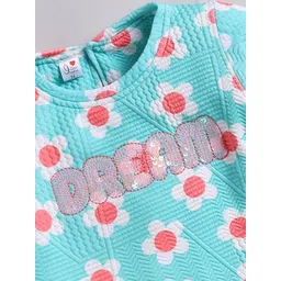 I LOVE MOM Girls Printed Top with Trousers image 2