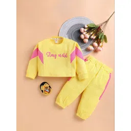 I LOVE MOM Girls Printed Trousers-picture-43