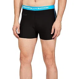 i-swim MENS COSTUME IS-5248 BLACK SKY MANTONGNI SIZE FREE SIZE WITH 100% SILICONE SWIMMING CAP PLAIN BLACK-picture-33