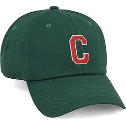 i&w hatgear Custom Hat A to Z Initial Letters Classic Baseball Cap, Dk Green Hat White Red, Letter C, One Size-picture-23