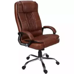 ib basics Ergonomica High Back Leatherette Ergonomic Office Executive Chair Brown, Ergo044-picture-44