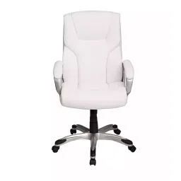 ib basics Ergonomica High Back Leatherette Office Revolving Chair/Manager Chair White, ER12-picture-29