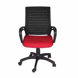 Ib basics Mid Back Mesh Revolving Chair/Executive Office Chair Red, Ergo100-picture-16
