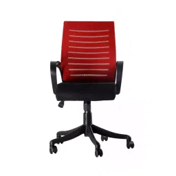 Ib basics Mid Back Mesh Revolving Chair/Executive Office Chair Red, Ergo111-picture-11
