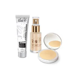IBA Primer + Foundation + Compact Combo- Snow White-picture-14