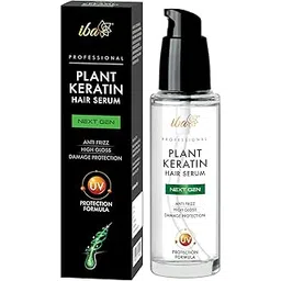 Iba Professional Plant Keratin Next Gen Hair Serum with Argan Oil & UV Filters Protects Dry Damaged Hair & Frizz Control Soft Smooth | Halal Certified & Vegan | 45ml-picture-53