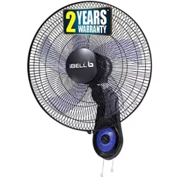 IBELL Premium Wall Fan 5 Blade 1350 RPM 228 mm (9 inch) Sweep Size 55 W Power Plastic Black, WF1980-picture-13