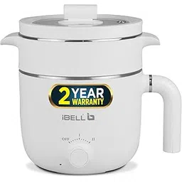IBELL MPK15M Electric Multi-Function Kettle 1.5 ltr with Egg Boiler & 2 Pots - 800W, Temp Control, Auto Shut Off (White)-picture-32