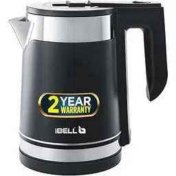 iBELL SEK170BM Premium Electric Kettle 1.7 Litre, 1500 Watt, Stainless Steel with Insulation, Auto Cut-Off (Black)-picture-23