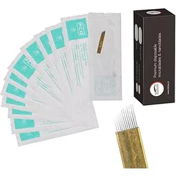 Ibrow Microblading Blades 12CF 0.25mm, PCD For Eyebrows Permenent Makeup in Sterile Packaging (50 Blades)-picture-43