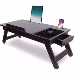 IBS Wood Portable Laptop Table Matt Finish Brown and Height 22.86 cm-picture-11