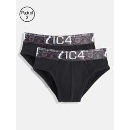 IC4 IC4 Boys Pack of 2 Black Solid Briefs 0B2003P2-picture-23