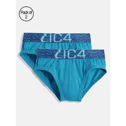 IC4 IC4 Boys Pack of 2 Blue Solid Briefs 0T2003P2-picture-22