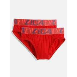 IC4 IC4 Boys Pack of 2 Red Solid Briefs 0R2003P2-picture-25