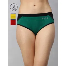 IC4 Women Pack of 3 Designer Hipster Briefs 0MYR1006P3-picture-20