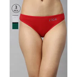 IC4 Women Pack Of 3 Mid-Rise Printed Bikini Briefs 0MRG1001P3-picture-25