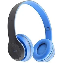 icall P47 Bluetooth Wireless Headphones Foldable with Mic High Bass Clear Sound Bluetooth Gaming Headset,Portable with Noise Cancelling Earphones(Blue)-picture-26