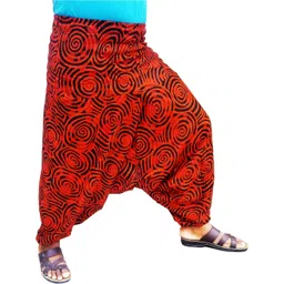 icare Printed Cotton Men Harem Pants-picture-21