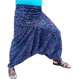 icare Printed Cotton Men Harem Pants-picture-23