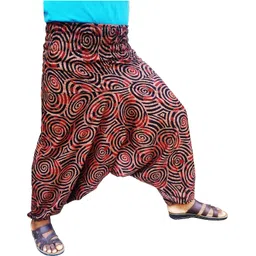 icare Printed Cotton Men Harem Pants-picture-18