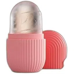 Ice Roller for Face | Ice Roller for Face Massager | Face Ice Roller for Men & Women | Ice Cube Roller for Glowing Skin & Puffy Eyes | Reusable & Unbreakable|Type -100 for Home and Kitchen-image-4