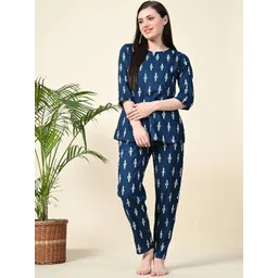 Ichaa Women Printed Night suit-picture-28