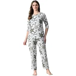 ichaa Women's Rayon Printed Night Wear Top and Bottom Night Suit Set-picture-17