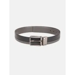 Iconic Black Color-Blocked Belt With Tang Buckle Belt-picture-10