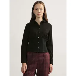 Iconic Black Cotton Shirt-picture-40