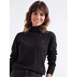 Iconic Black Cotton Sweater image 5