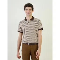 Iconic Brown Polyester Regular Printed T-Shirt-picture-12