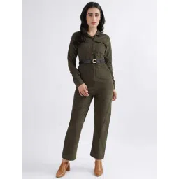 Iconic Green Cotton Jumpsuit-picture-42
