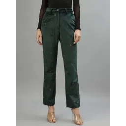 Iconic Green Embroidered Trousers-picture-20