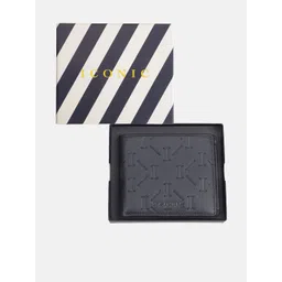 Iconic Men Abstract Textured Leather Two Fold Wallet-picture-32
