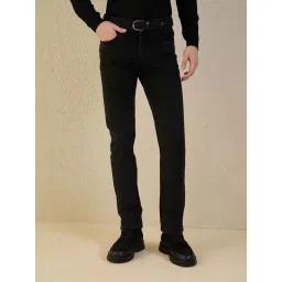 Iconic Men Black Solid Skinny Fit Jeans-picture-46