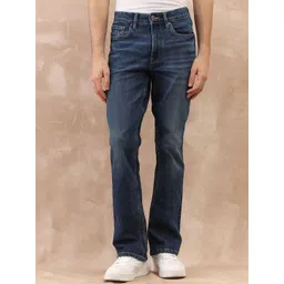 Iconic Men Bootcut Mid-Rise Light Fade Jeans-picture-12