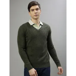 Iconic Men Cable Knit Woollen Pullover-picture-32