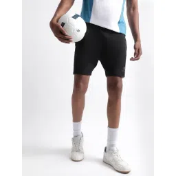 Iconic Men Colourblocked Regular Fit Cotton Shorts-picture-43