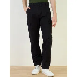 Iconic Men High-Rise Cargos Trousers-picture-39