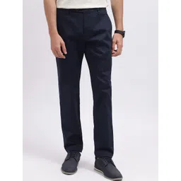 Iconic Men Mid-Rise Pure Cotton Chinos Trousers-picture-27